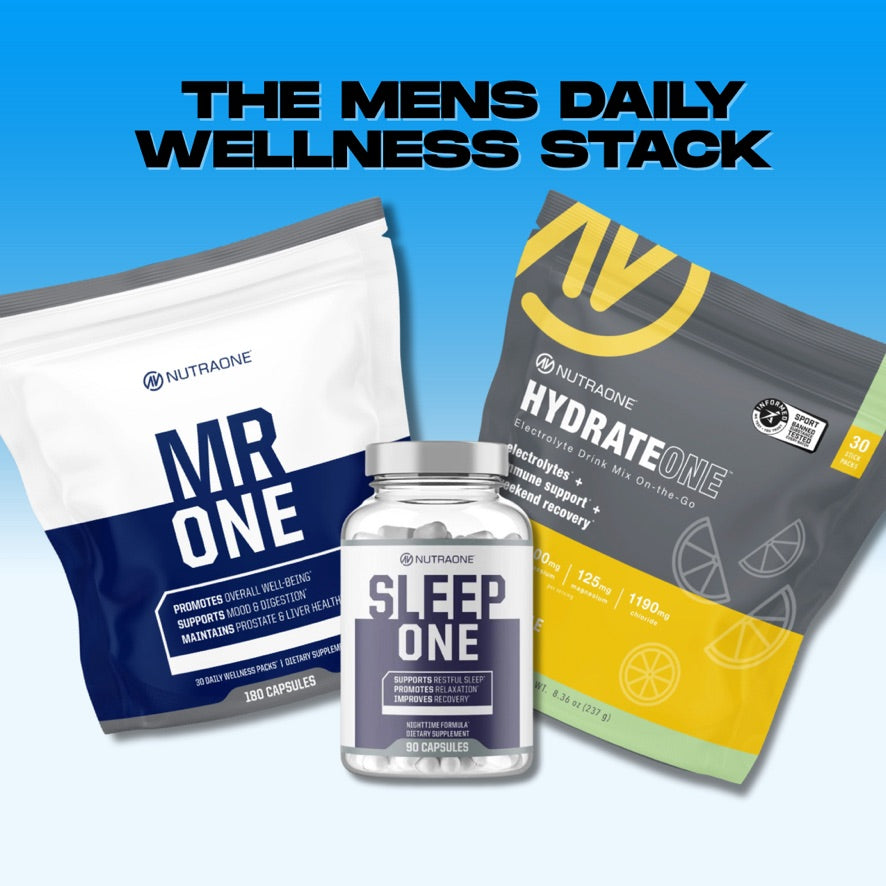 The Mens Wellness Stack HydrateOne+Sleep One+Mr.One