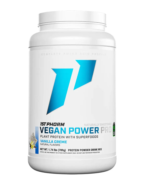 Vanilla 1st Phorm Vegan protein powder at Fitness Society - plant-based protein supplement available at our health store and supplement store near you in Melbourne, Florida