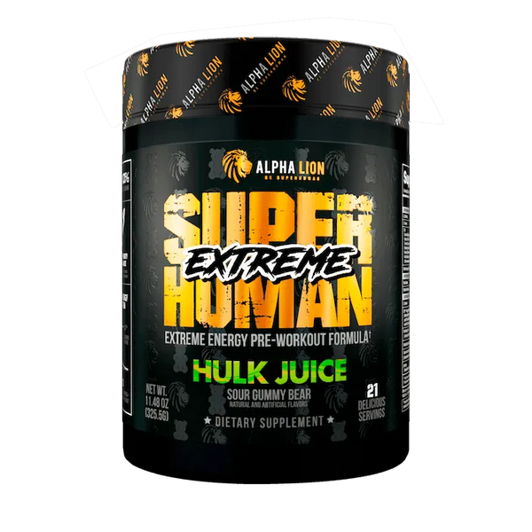 Alpha Lion Super Human Extreme at Fitness Society - intense pre-workout formula for extreme energy and endurance available at supplements near me in Melbourne, Florida