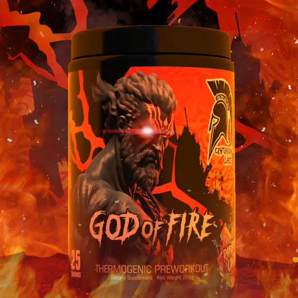 thermogenic pre-workout centurion labz god of fire
